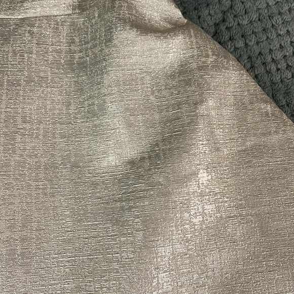 Express mini metallic silver strapless cocktail dress size 0 NWT. Fully lined. - Picture 5 of 5